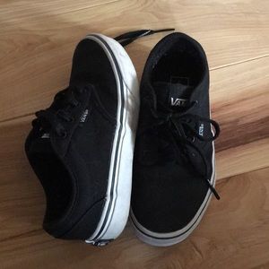 VANS youth classic skate black w/white